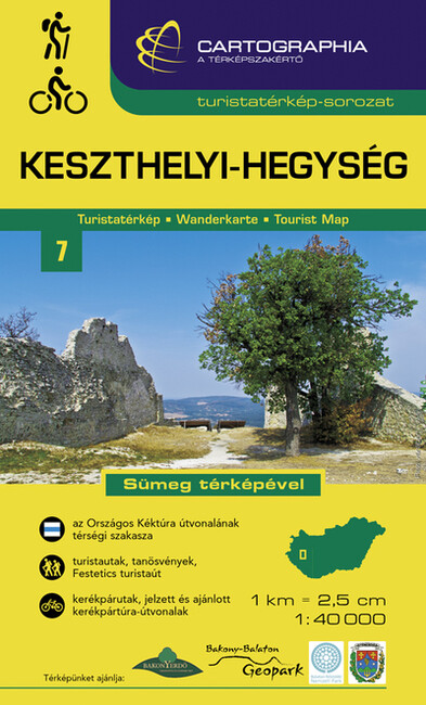 Keszthelyi-hegység - Turistatérkép-sorozat 7. (új kiadás, 2021)