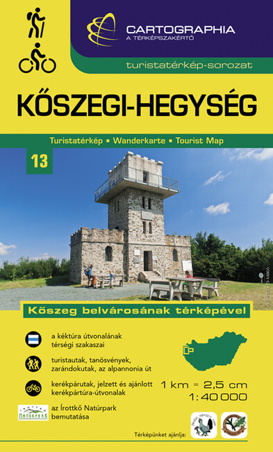 Kőszegi-hegység - Turistatérkép-sorozat 13. (új kiadás, 2021)