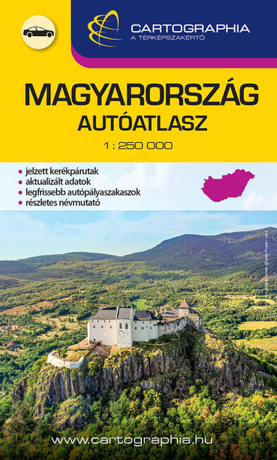 Magyarország autóatlasz (1:250.000) kicsi 