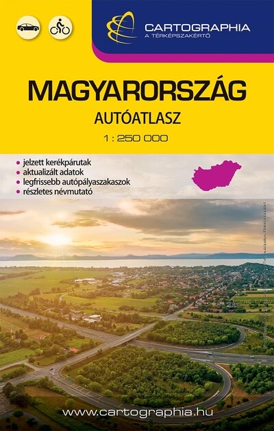 Magyarország autóatlasz (1:250.000) kicsi 