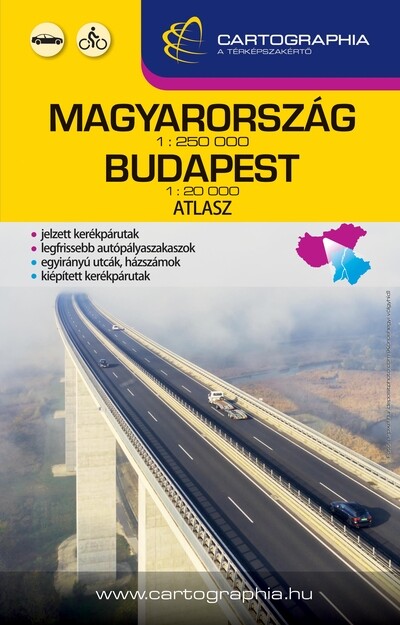 Magyarország + Budapest kombi atlasz (új kiadás)