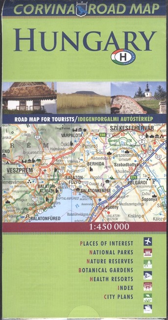 MAGYARORSZÁG IDEGENFORGALMI AUTÓSTÉRKÉP /ROAD MAP FOR TOURISTS