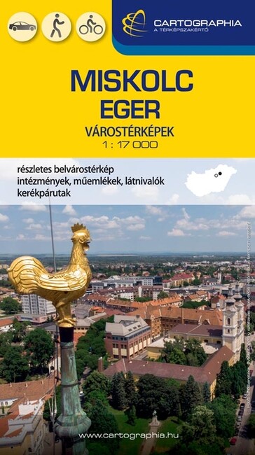 Miskolc, Eger várostérkép