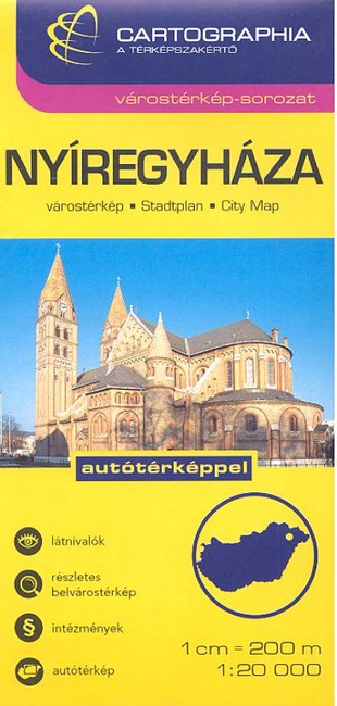 Nyíregyháza várostérkép (1:20 000) /Várostérkép-sorozat