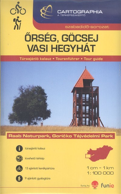 Őrség, Göcsej, Vasi hegyhát 1:100 000 /Szabadidő-sorozat