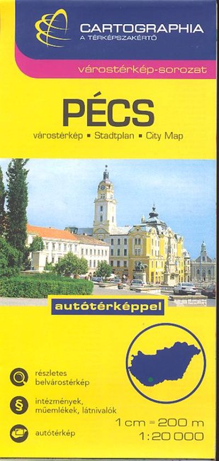 Pécs várostérkép (1:20 000) /Várostérkép-sorozat