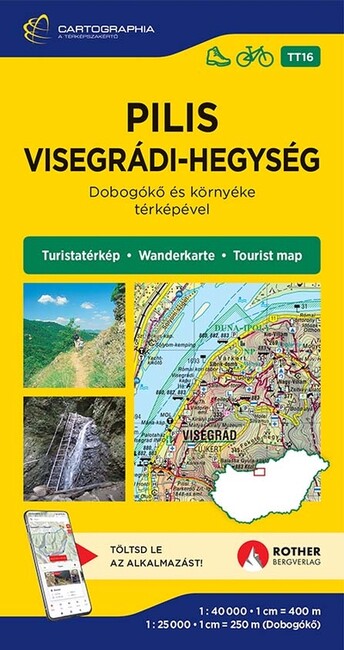 Pilis és Visegrádi-hegység turistatérkép - Dobogkő és környéke térképével - Turistatérkép-sorozat 16.