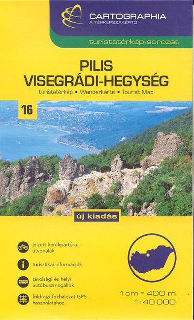 Pilis, Visegrádi-hegység turistatérkép (1:40 000) /Turistatérkép-sorozat