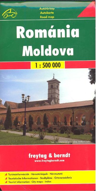 ROMÁNIA, MOLDOVA  AUTÓTÉRKÉP /1:500000