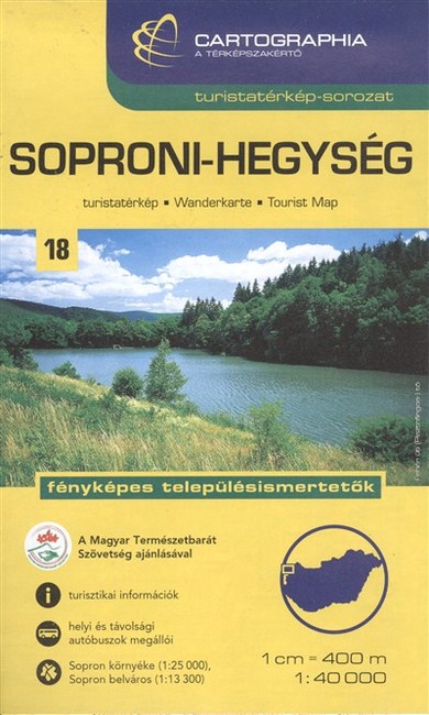 Soproni-hegység - Turistatérkép-sorozat 18.