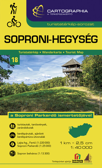 Soproni-hegység - Turistatérkép-sorozat 18. (új kiadás, 2021)