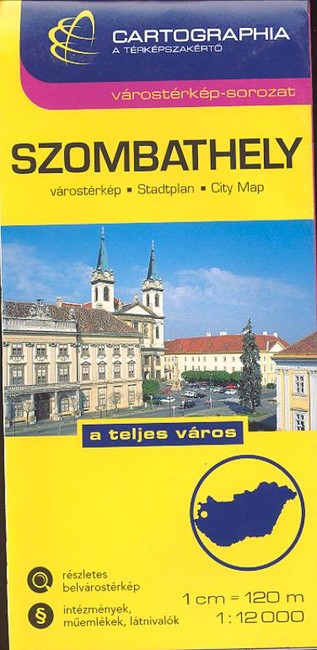 Szombathely várostérkép (1:12 000) /Várostérkép-sorozat
