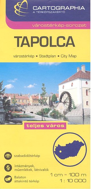 TAPOLCA VÁROSTÉRKÉP (1:10 000) /VÁROSTÉRKÉP-SOROZAT
