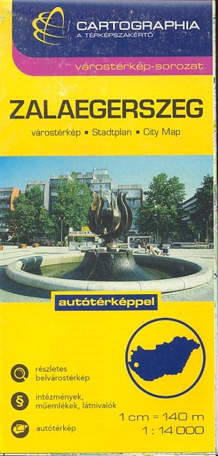 Zalaegerszeg várostérkép (1:14 000) /Várostérkép-sorozat