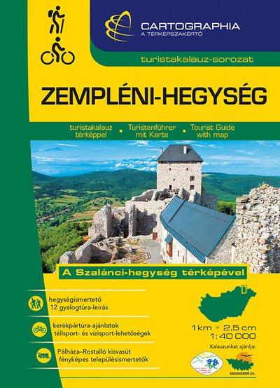 Zempléni-hegység turistakalauz (1:40 000) - Turistakalauz-sorozat (új kiadás)