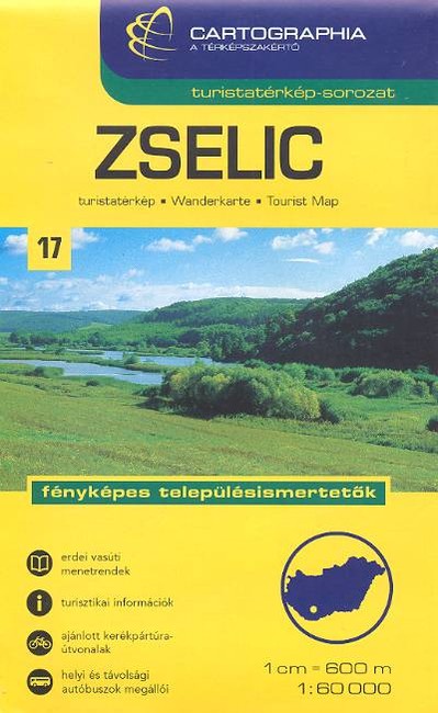 Zselic turistatérkép (1:60 000) /Turistatérkép-sorozat