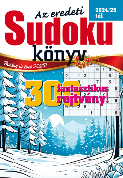 Az eredeti Sudoku KÖNYV 2024/25 tél