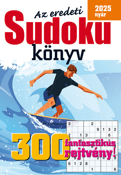 Az eredeti SUDOKU KÖNYV 2025 nyár
