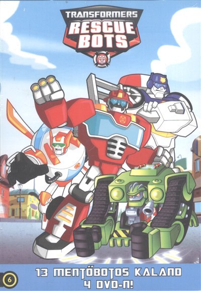 TRANSFORMERS MENTŐBOTOK GYŰJTŐDOBOZ 1. DVD /13 MENTŐBOTOS KALAND 4 DVD-N! (1-4.)