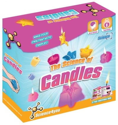 CANDLES - GYERTYÁK - KÉSZÍTS SZÍNES ,ILLATOS GYERTYÁT TUDOMÁNYOS KÉSZLET