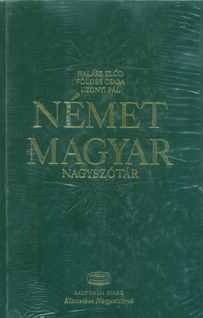 Német-magyar klasszikus nagyszótár+net /Bőr