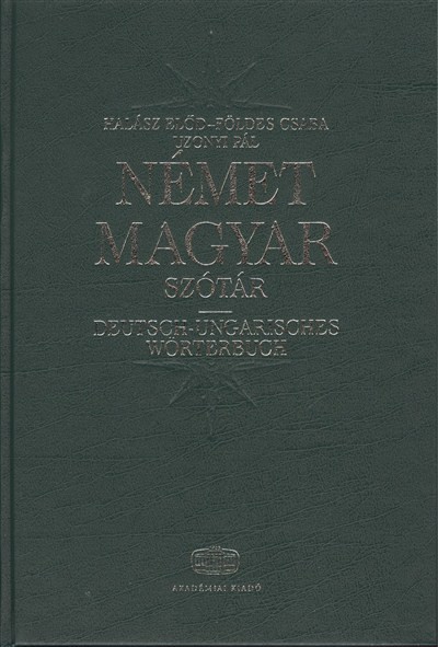 NÉMET-MAGYAR SZÓTÁR /BŐRKÖTÉS + NET