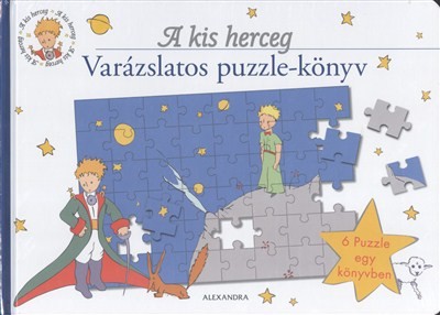 A KIS HERCEG /VARÁZSLATOS PUZZLE-KÖNYV - 6 PUZZLE EGY KÖNYVBEN
