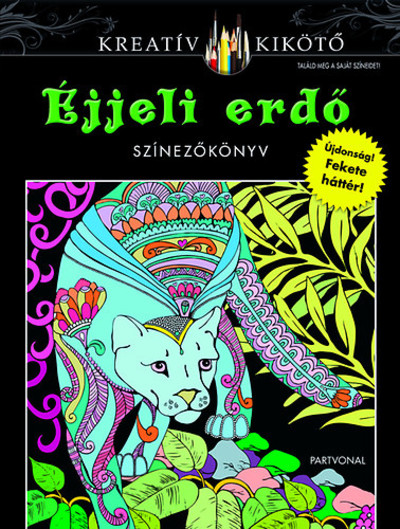 Éjjeli erdő /Színezőkönyv