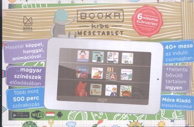 Táblagép-Bookr Kids mesetablet - wifis /6 hónapos mesetár előfizetéssel