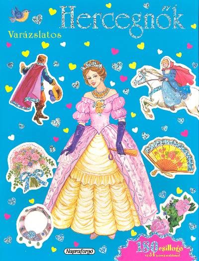 VARÁZSLATOS HERCEGNŐK - KÉK /180 CSILLOGÓ ÉS 54 SZÍNES MATRICÁVAL