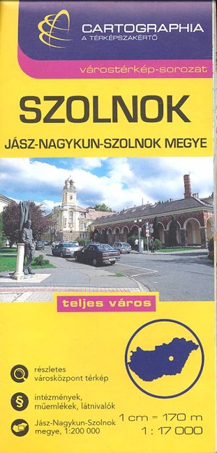 Szolnok várostérkép (1:17 000) /Várostérkép-sorozat