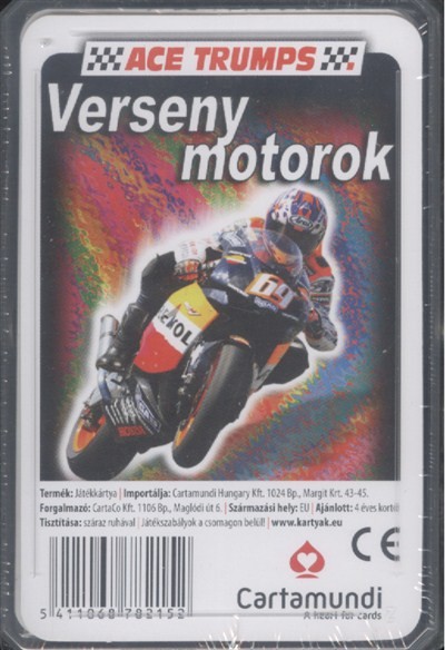 VERSENY MOTOROK /ACE TRUMPS