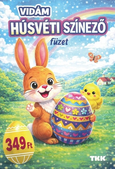 Vidám húsvéti színező füzet §H