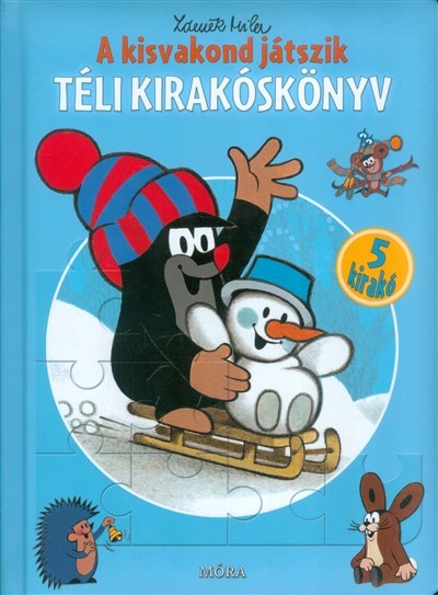 A kisvakond játszik - Téli kirakóskönyv /5 kirakó (2. kiadás)