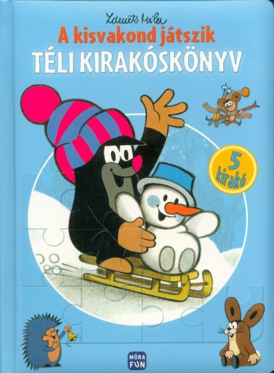 A kisvakond játszik - Téli kirakóskönyv /5 kirakó (3. kiadás)