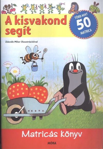 A kisvakond segít /Matricás könyv