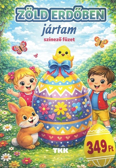 Zöld erdőben jártam színező füzet §H