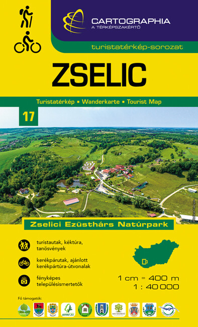 Zselic turistatérkép 1:40 000 2023