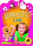 Vonalvezető 4 éves - Matricás foglalkoztató ovisoknak